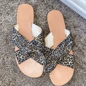 Cheetah sandals 9.5